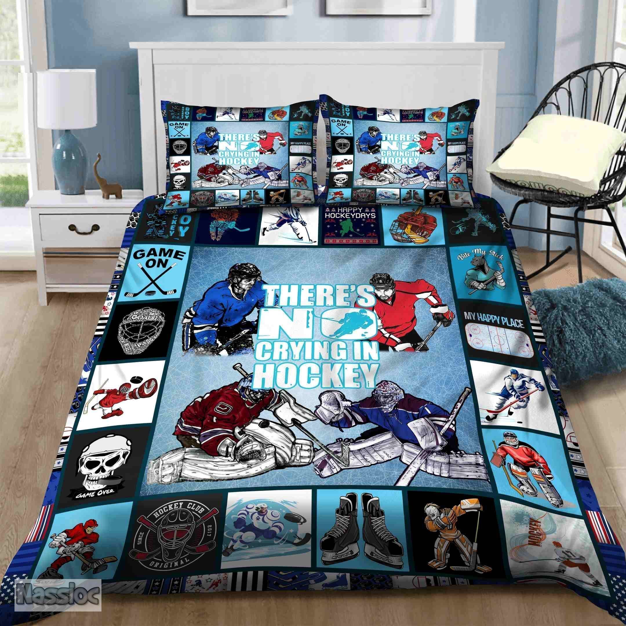 Hockey Game On Bedding Set