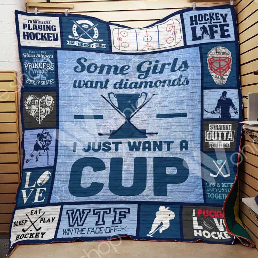 Hockey Girl Quilt Blanket DHC1102948TD