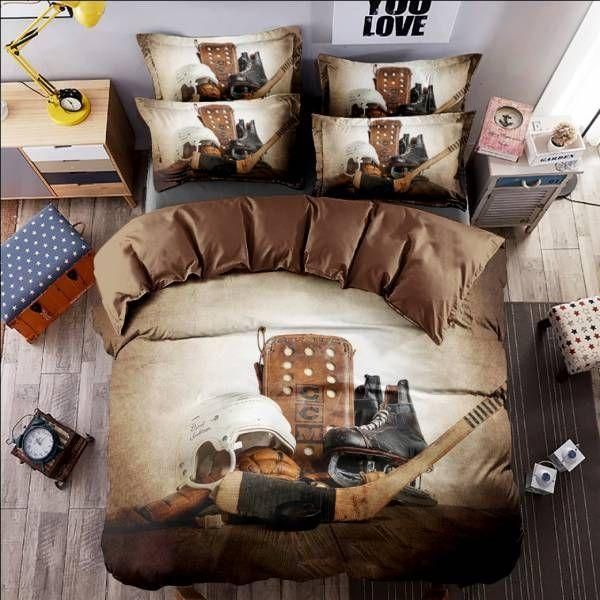 Hockey In A Competition Bedding Set