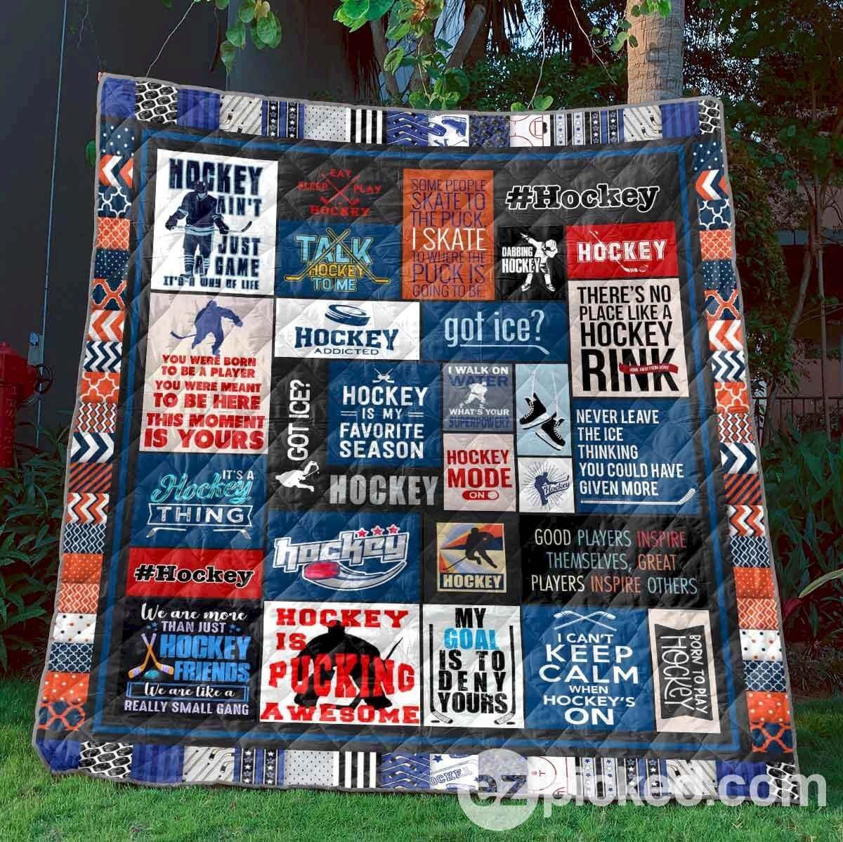Hockey Is My Favorite Season CG270509 Quilt Blanket