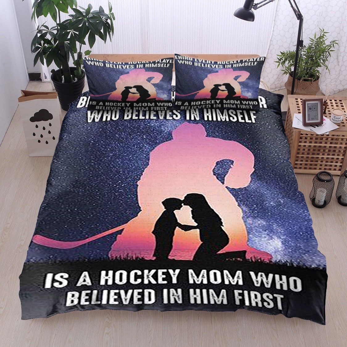 Hockey Mom Bedding Set