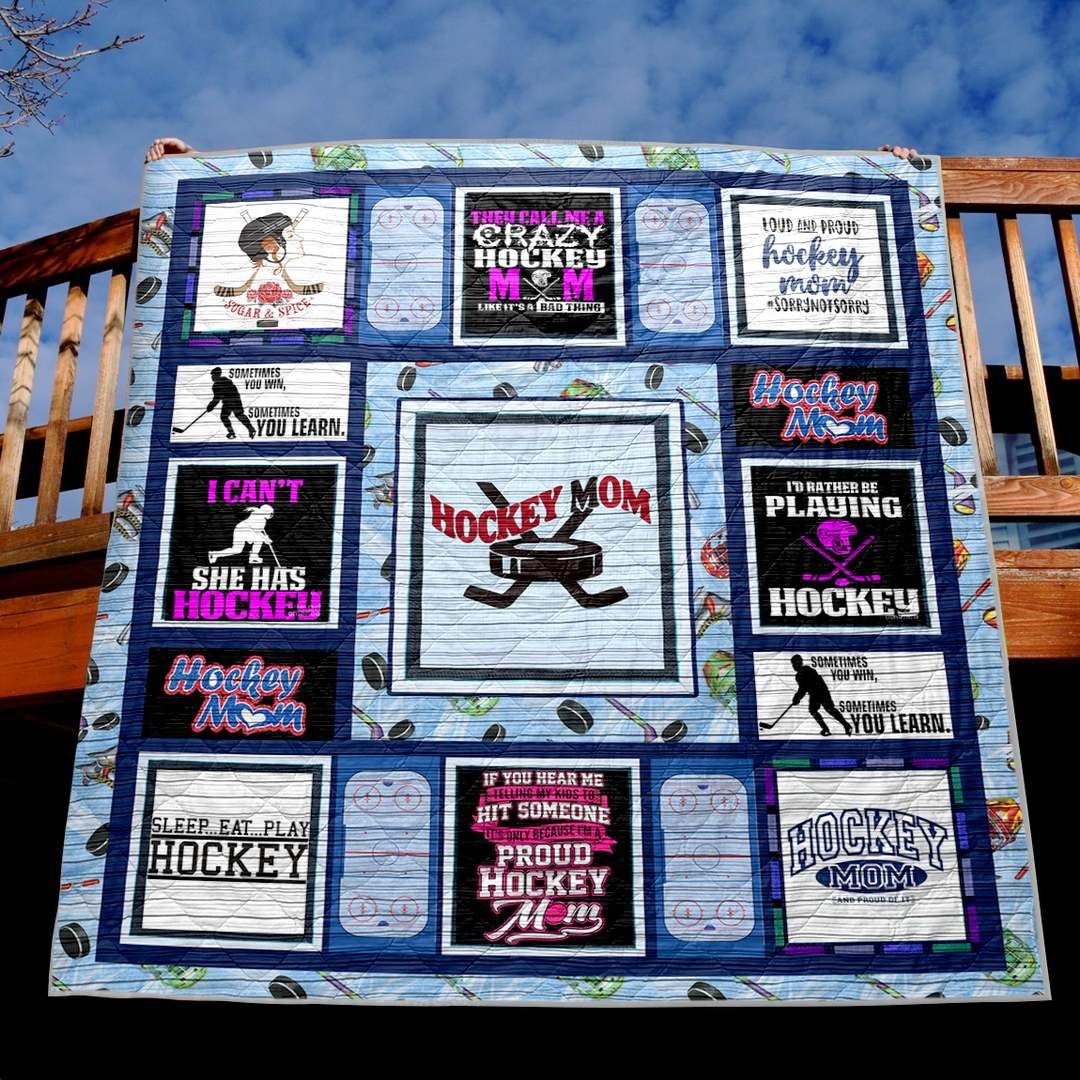Hockey Mom Proud PKT200629 Quilt Blanket