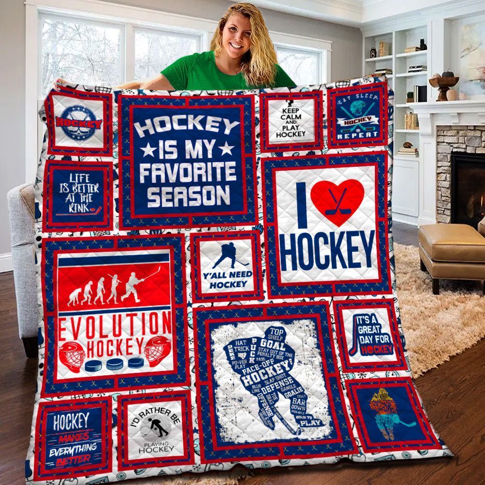 Hockey Quilt Blanket BBB200234HT