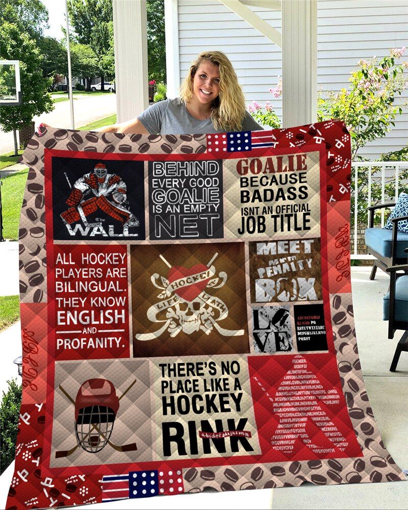 Hockey Quilt Blanket DHC13121351VT