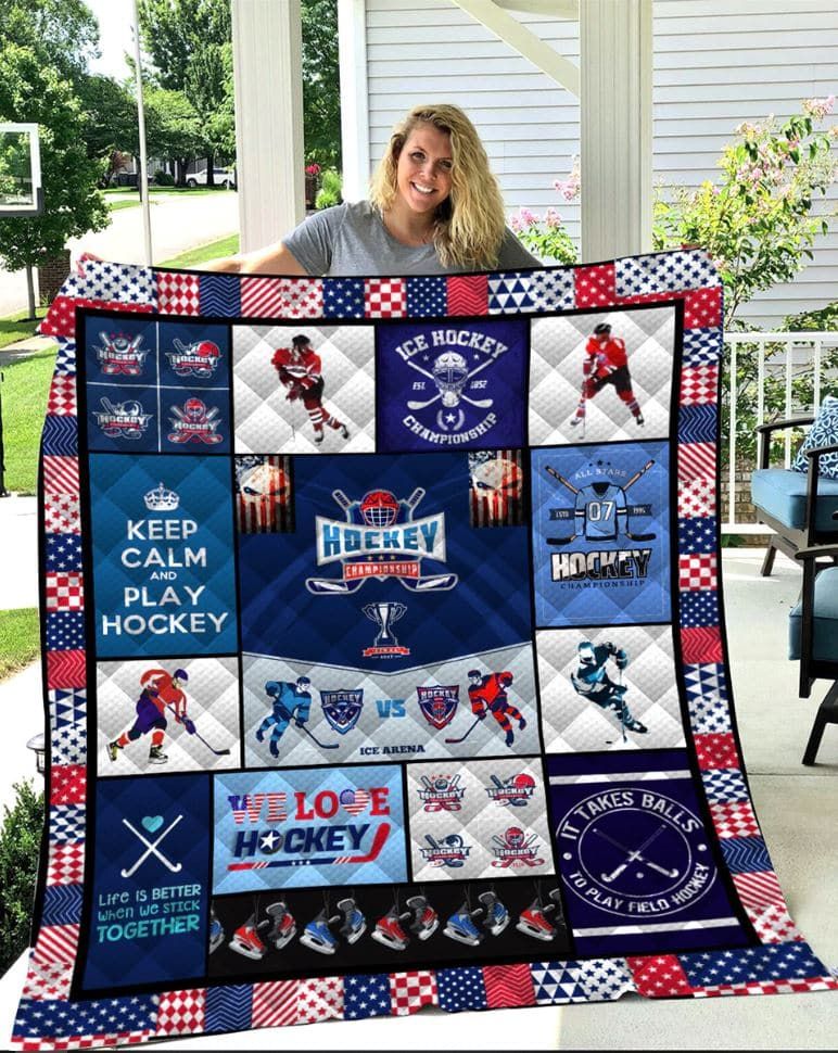 Hockey Quilt Blanket DHC13121354VT