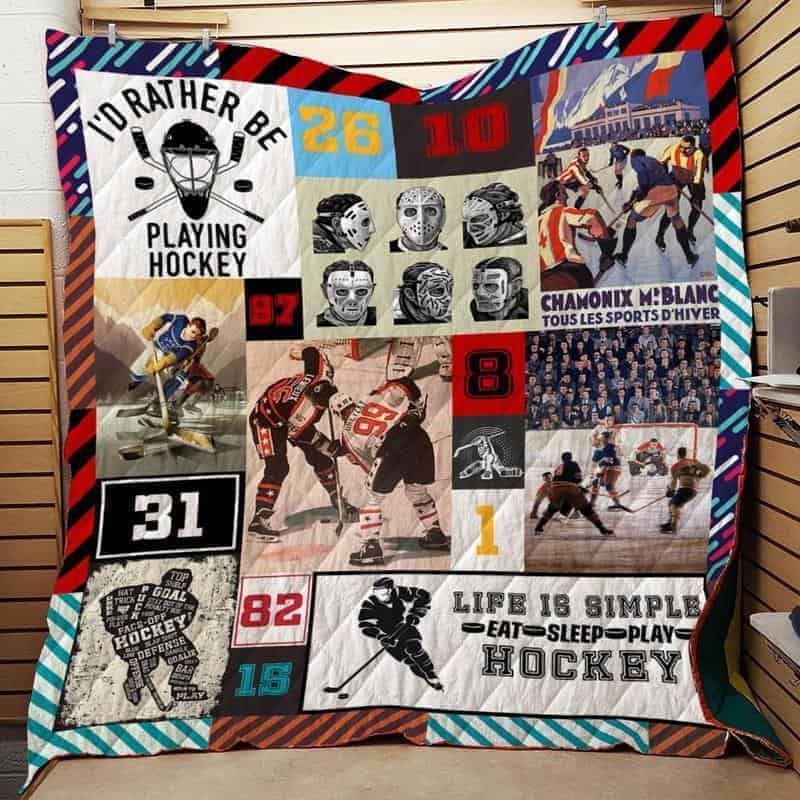 Hockey Quilt Blanket DHC1402468TD