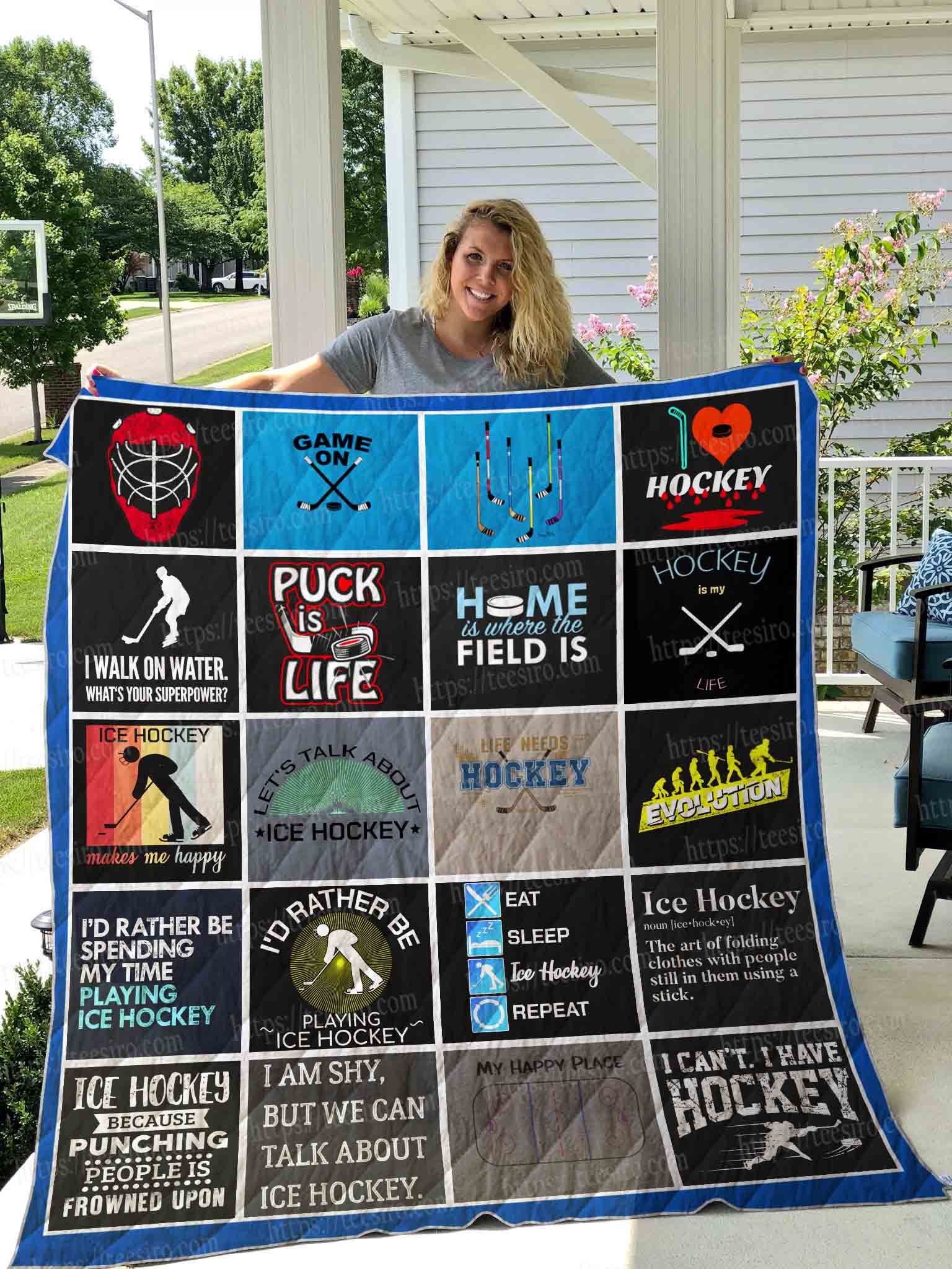 Hockey Quilt Blanket DHC1501430VT