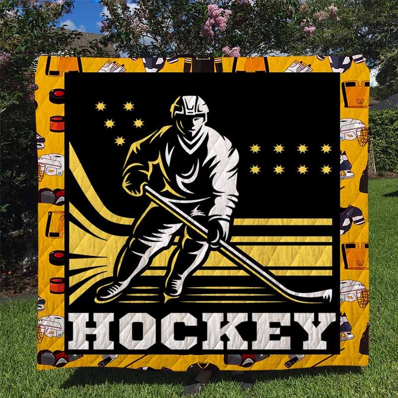 Hockey Quilt Blanket DHC170120740TD