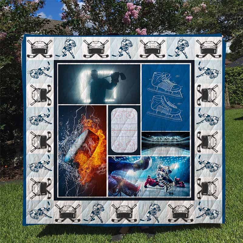 Hockey Quilt Blanket DHC170120742TD