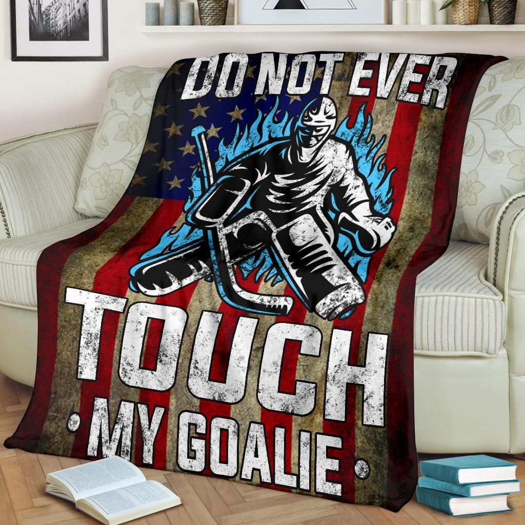 Hockey Quilt Blanket My Goalie DHC020120137TD