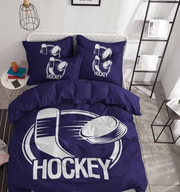 Hockey Reach Your Dream Bedding Set