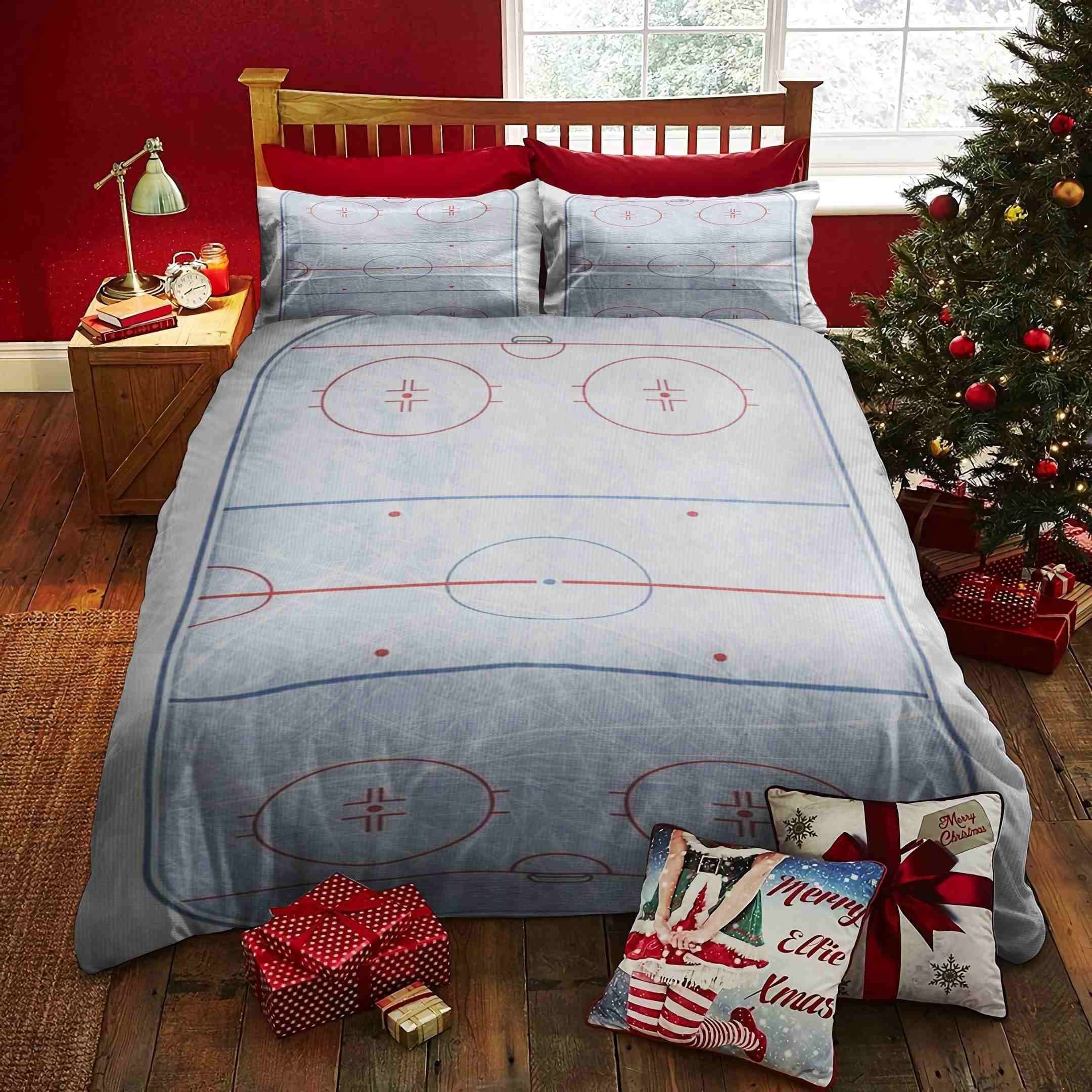 Hockey Rink Bedding Set