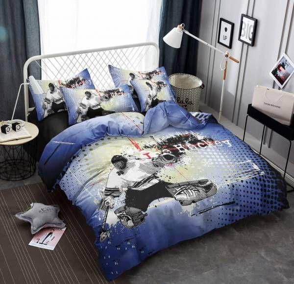 Hockey Young And Free Bedding Set