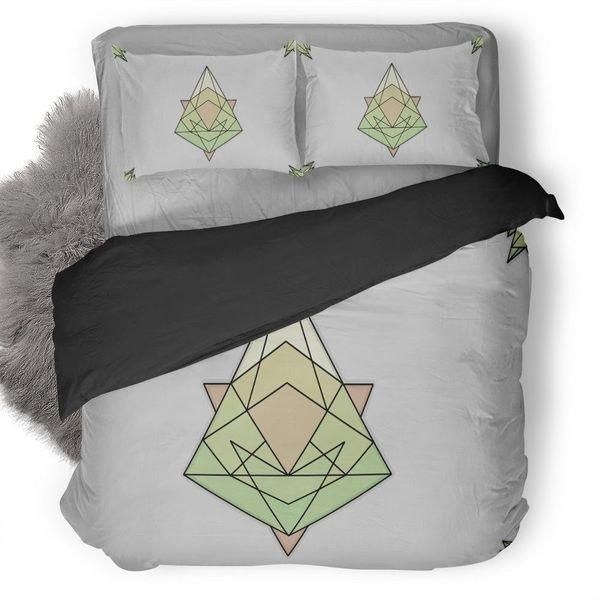 Hoilday Triangle Minimalism 3D Bedding Set