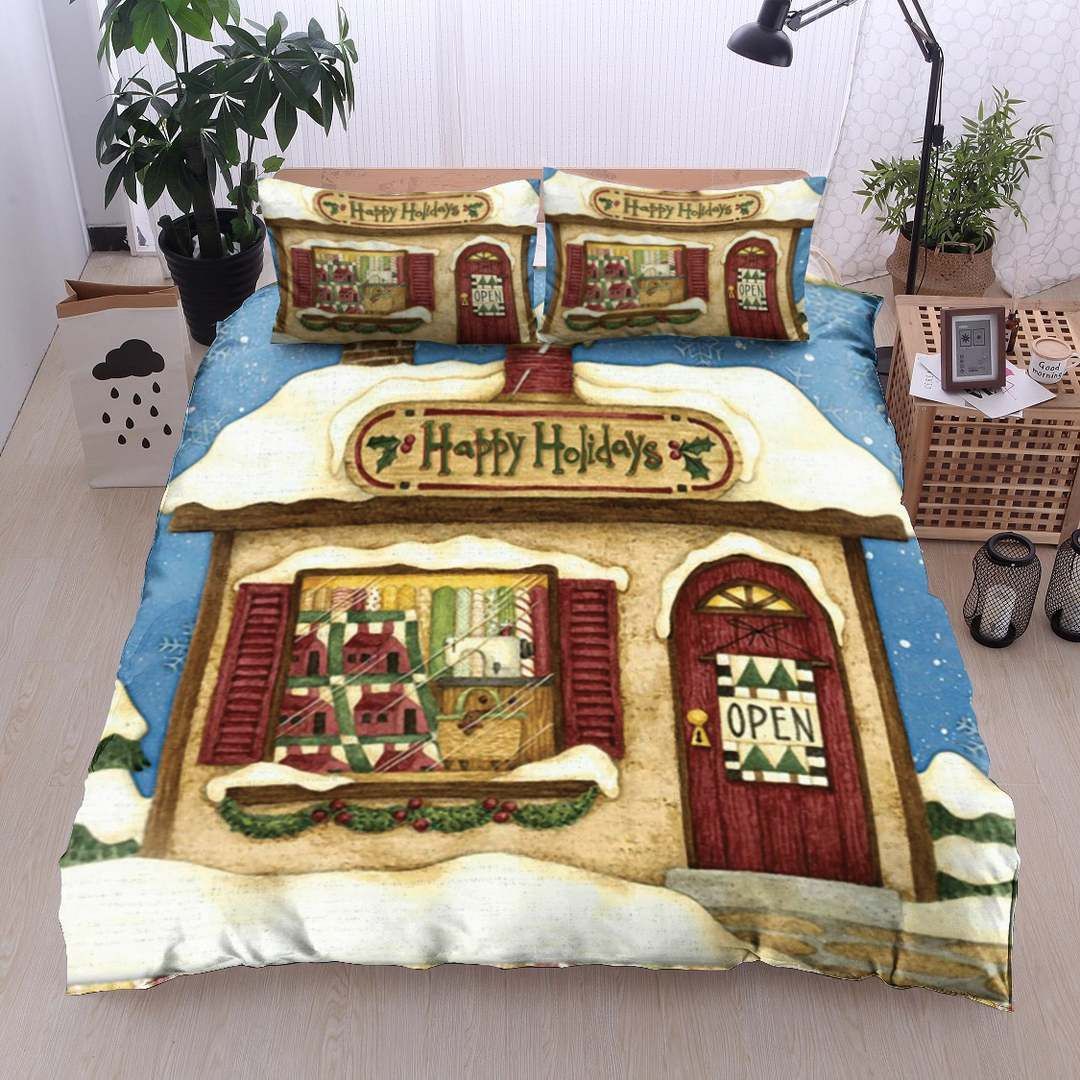 Holiday House Christmas Bedding Set