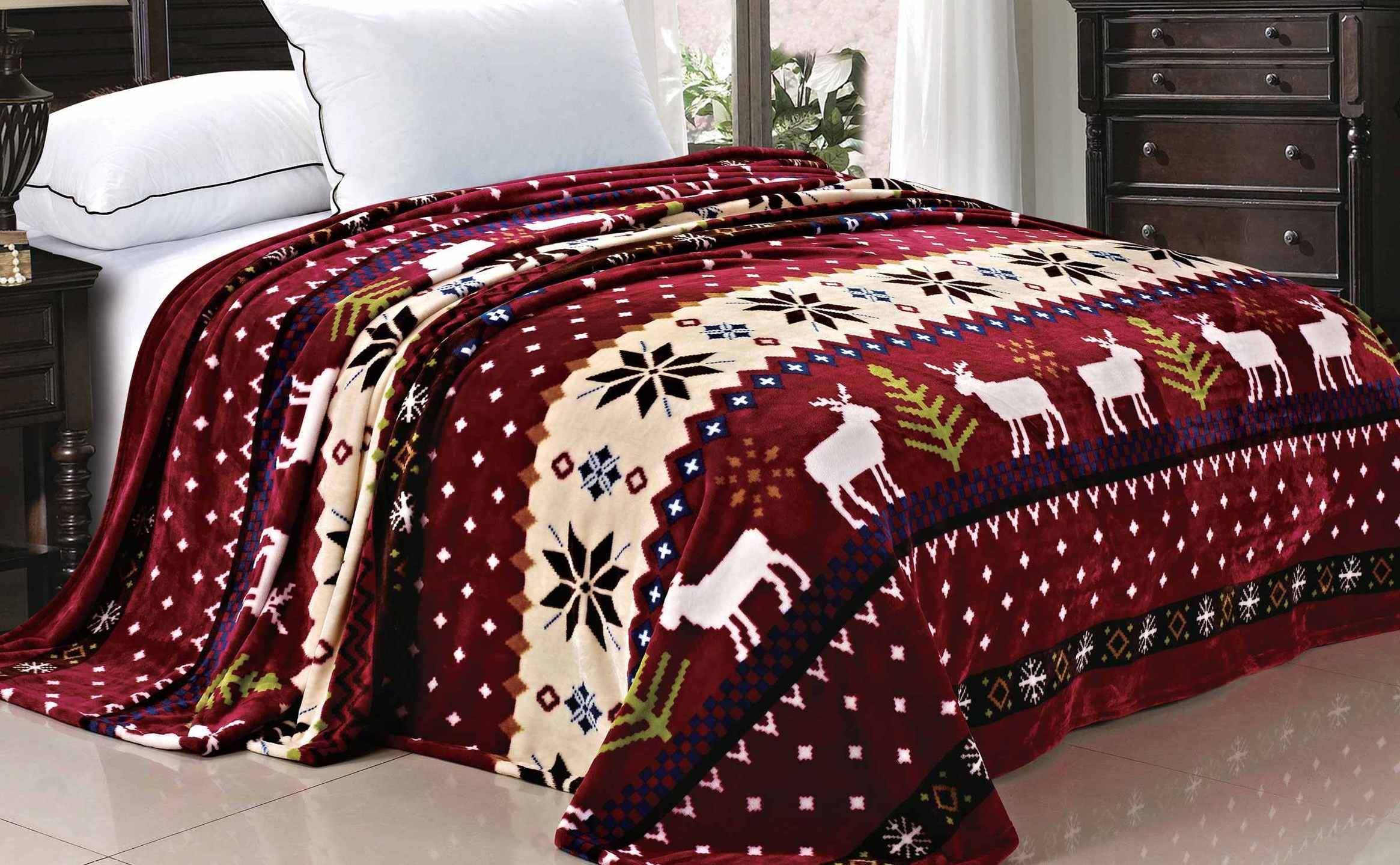 Holidays Christmas Sherpa Fleece Blanket