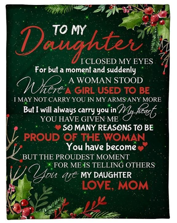 Holy Flower I Will Always Carry You In My Heart From Mom Sherpa Fleece Blanket