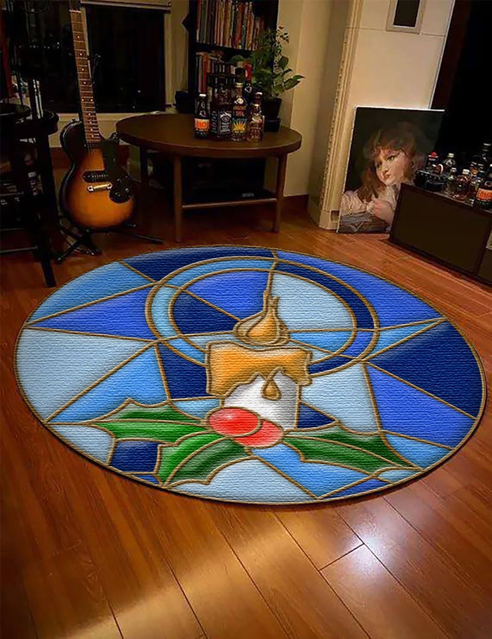 Holy Joly Christmas Round Carpet