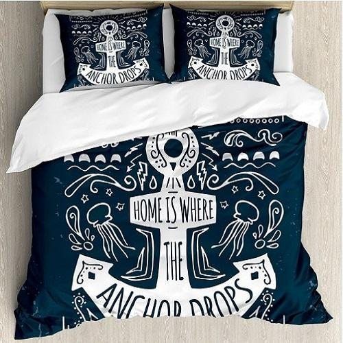 Home Is Where The Anchor Bedding Set