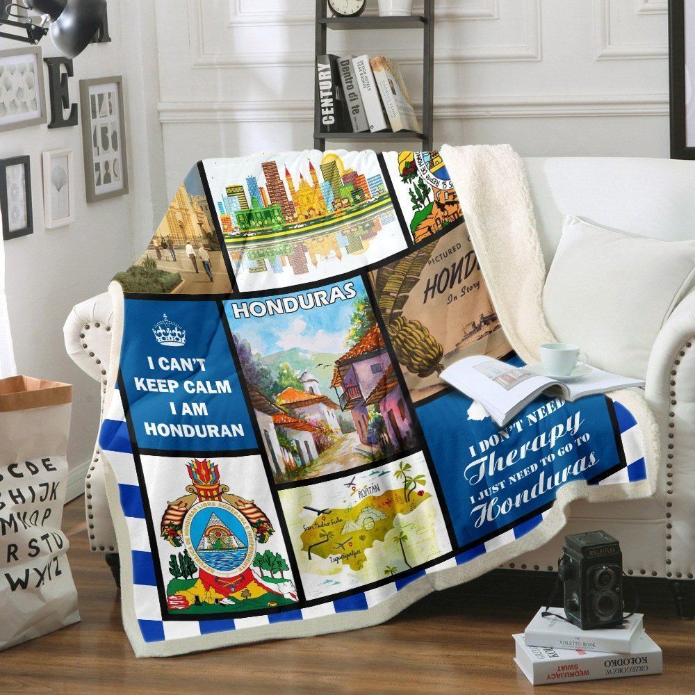 Honduras Sherpa Fleece Blanket