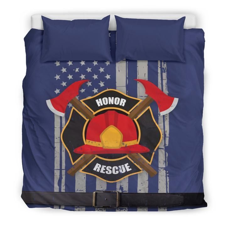 Honor Rescue Firefighter Bedding Set