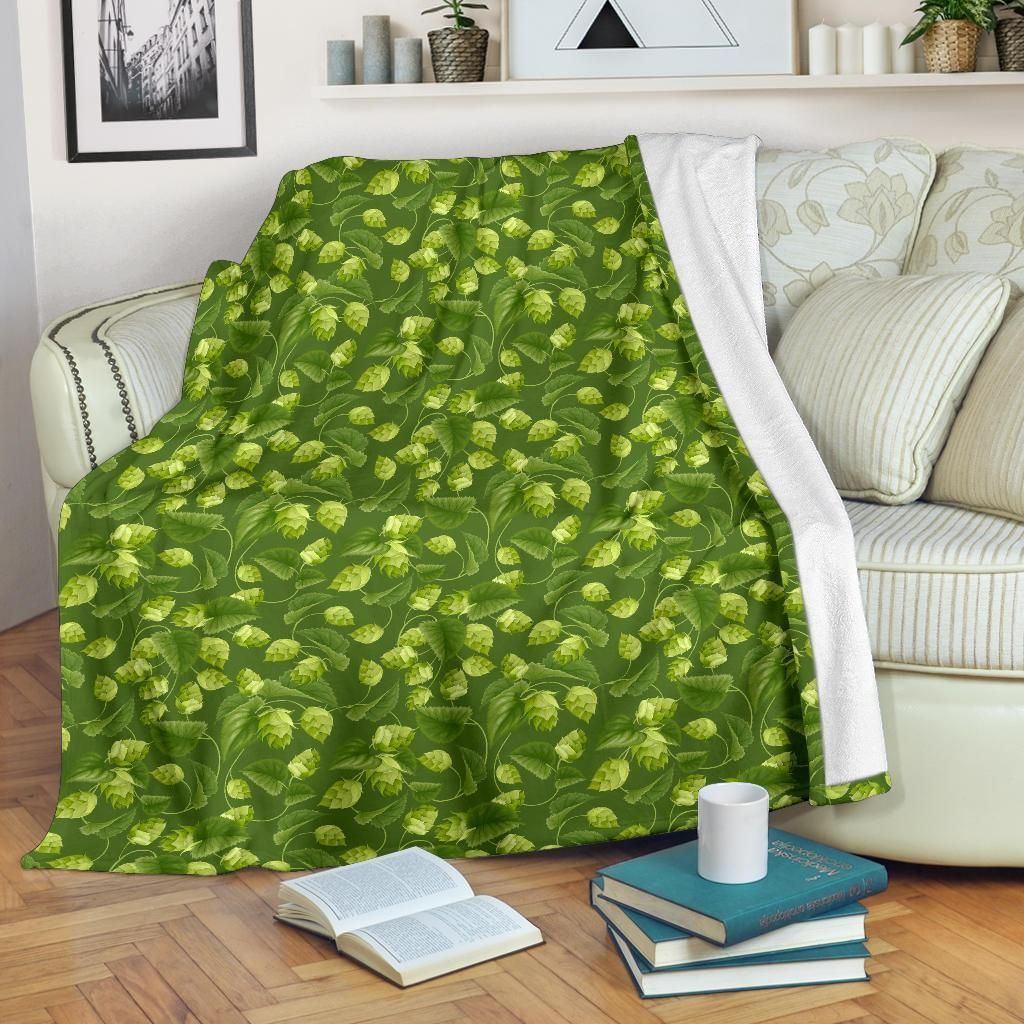 Hop Pattern Sherpa Fleece Blanket