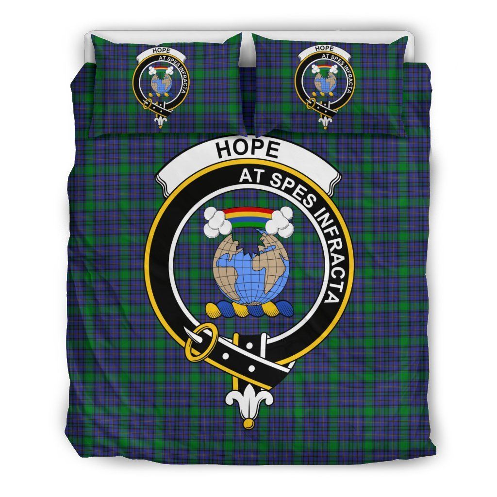 Hope Tartan Clan Badge Tartan Bedding Set