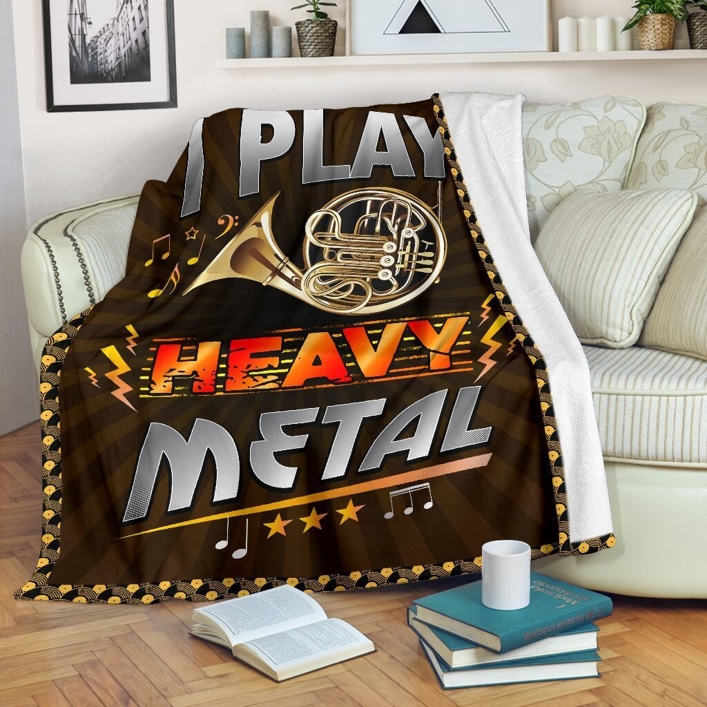 Horn Music Sherpa Fleece Blanket