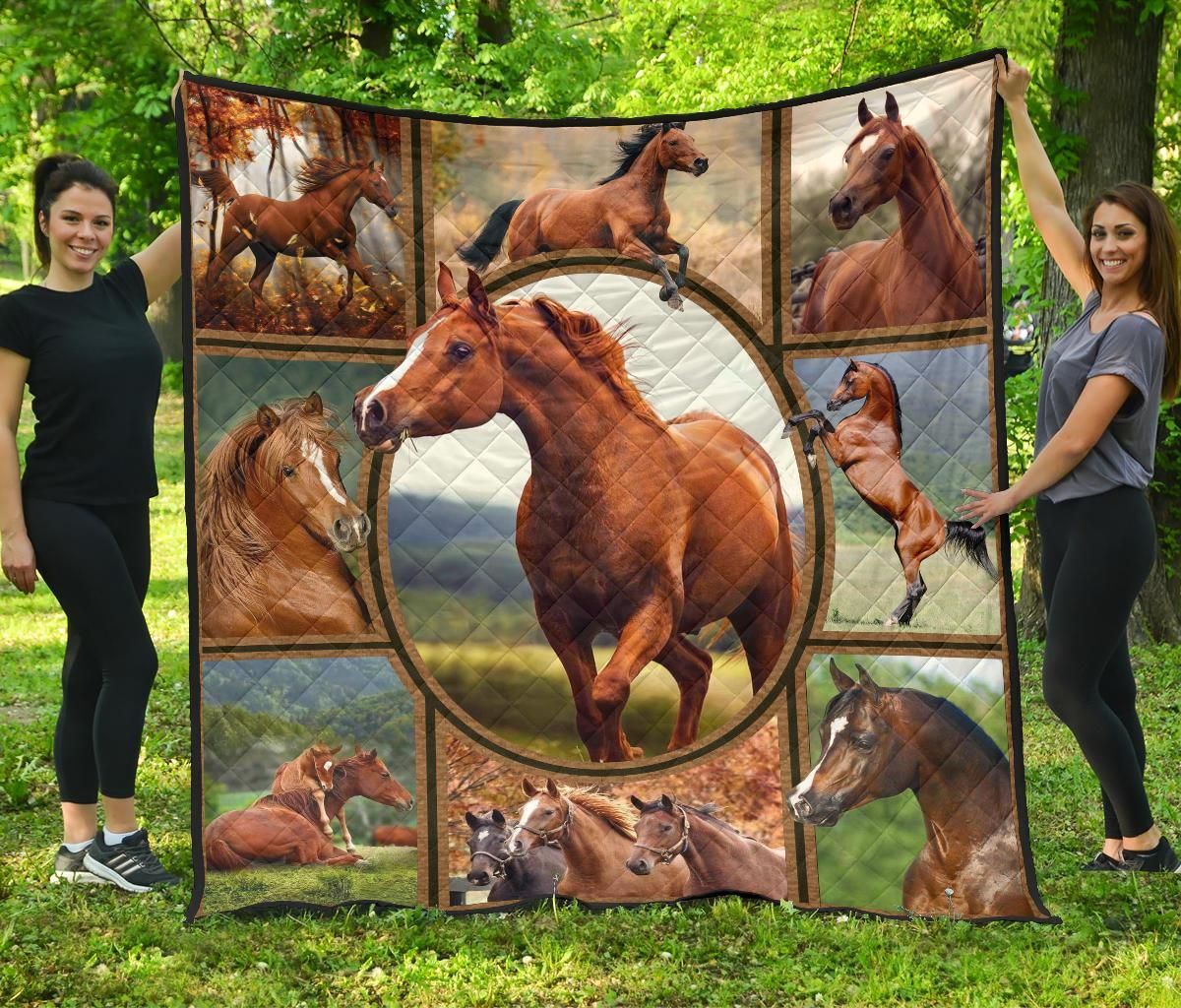 Horse 01 Horse 0410 Quilt Blanket DHC3112735TD