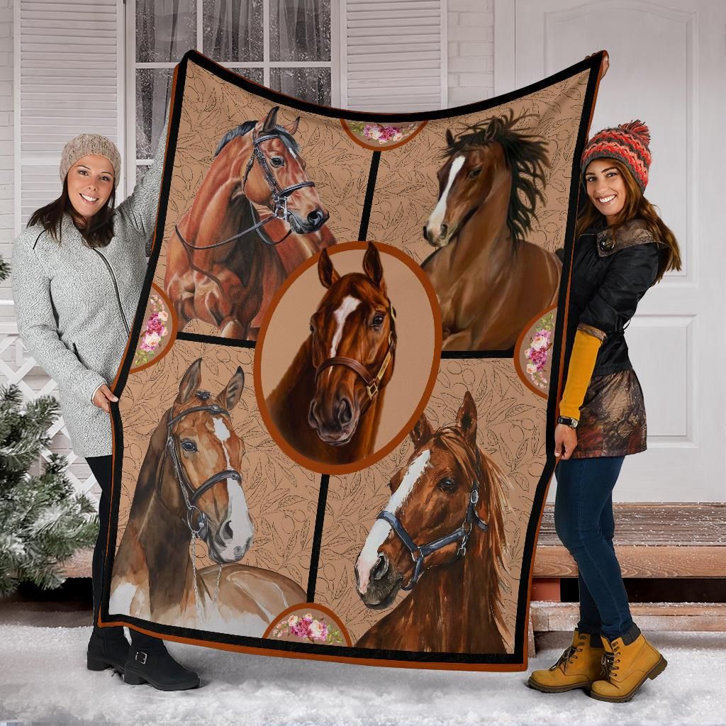 Horse 01 Horse 0410 Quilt Blanket DHC3112738TD