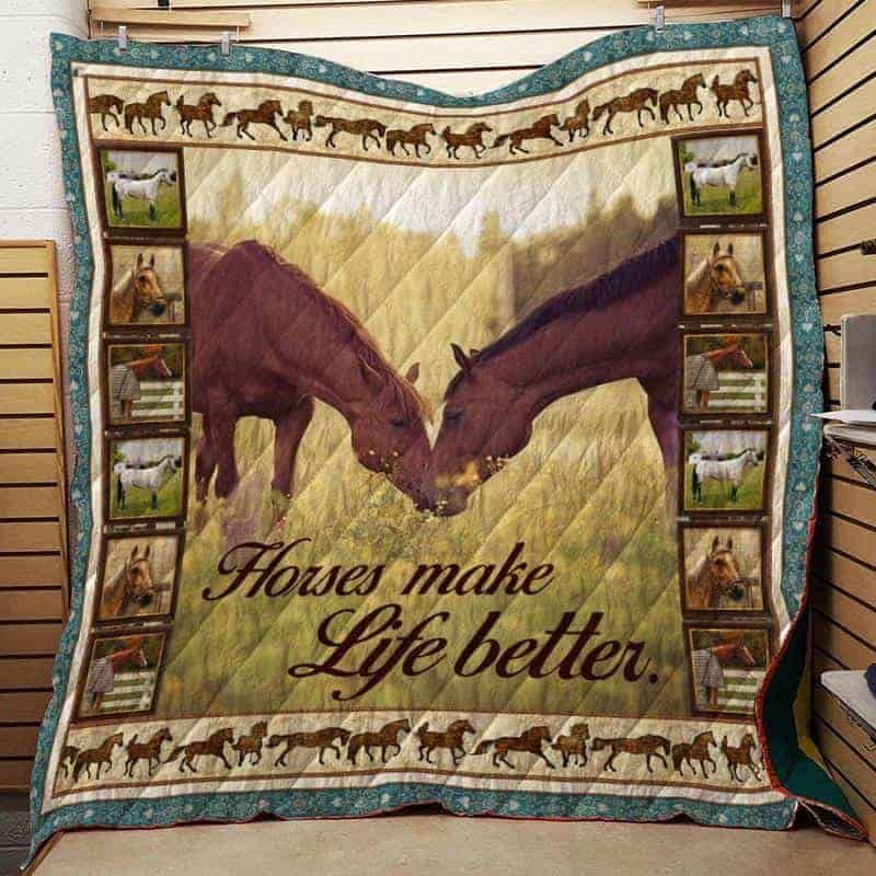 Horse 1 Quilt Blanket DHC1402671TD