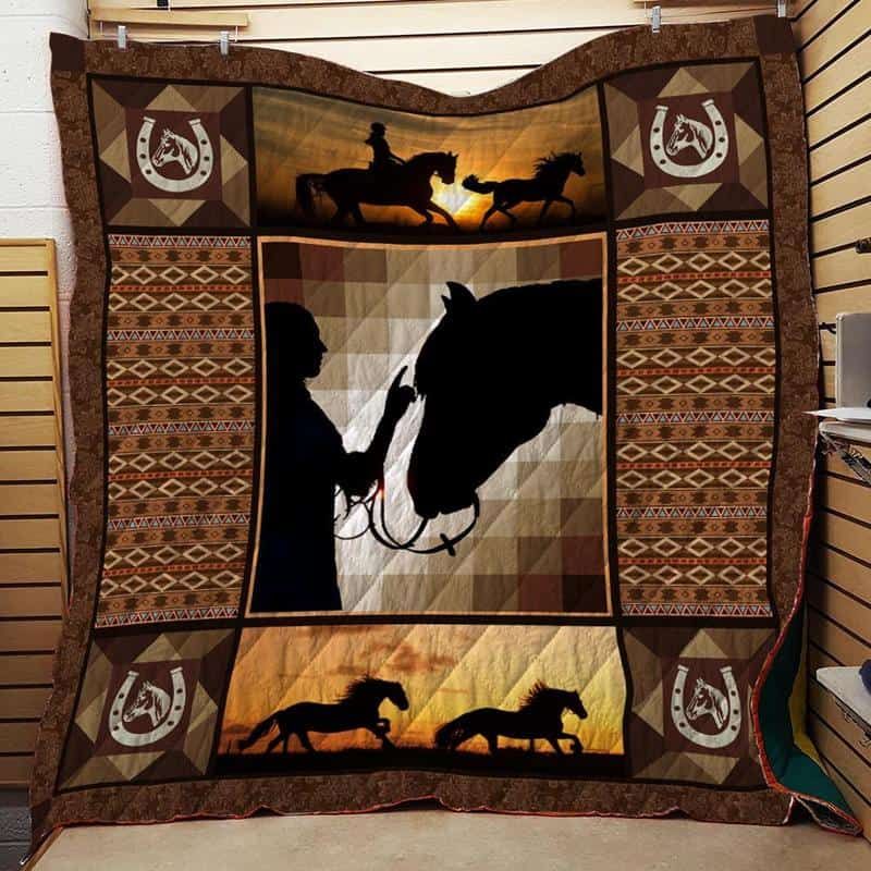 Horse 1 Quilt Blanket DHC1402674TD