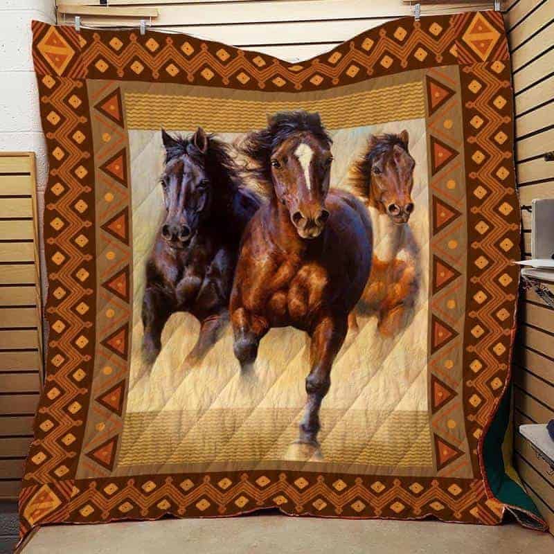 Horse 1 Quilt Blanket DHC1402676TD