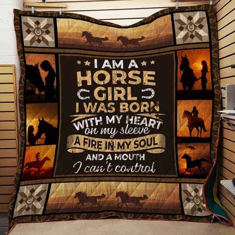 Horse 1 Quilt Blanket DHC1402677TD