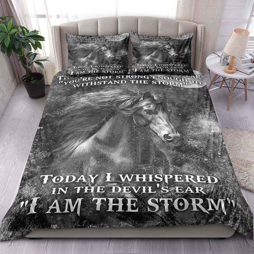 Horse And Moon I Am The Storm Bedding Set