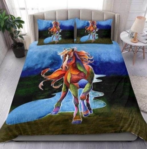 Horse Art Bedding Set