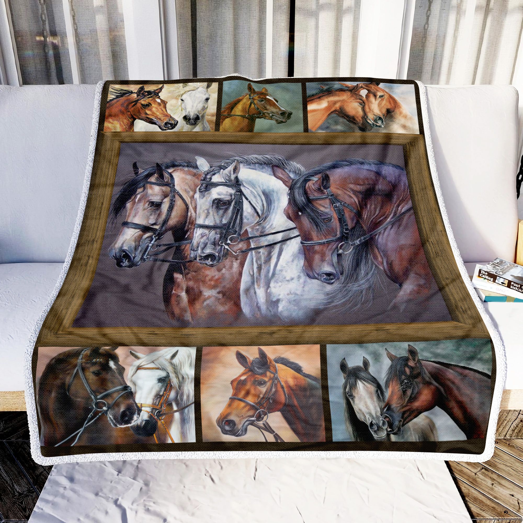 Horse Art Fleece Blanket