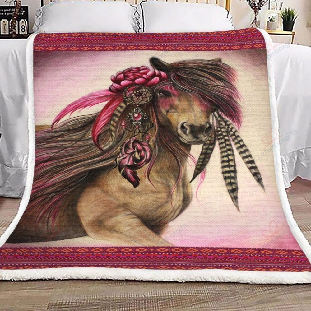 Horse Beautiful Fleece Blanket