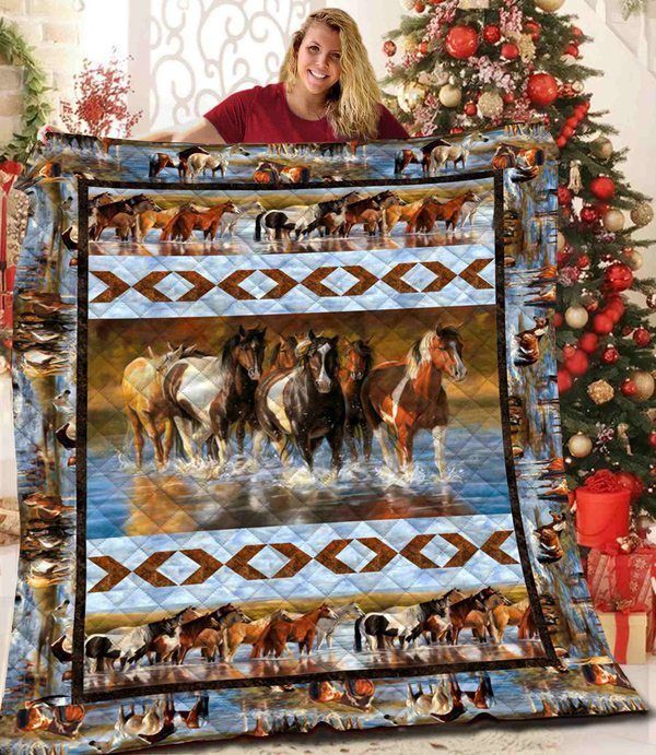 Horse Beautifull GS-CL-DT3006 Quilt Blanket
