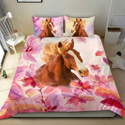 HORSE BEIGE Bedding Set