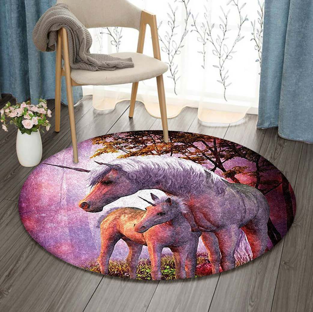 Horse Round Carpet