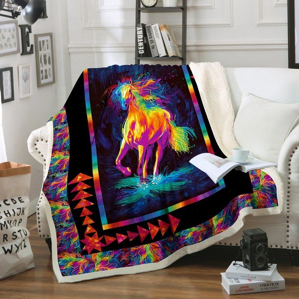 Horse Sherpa Fleece