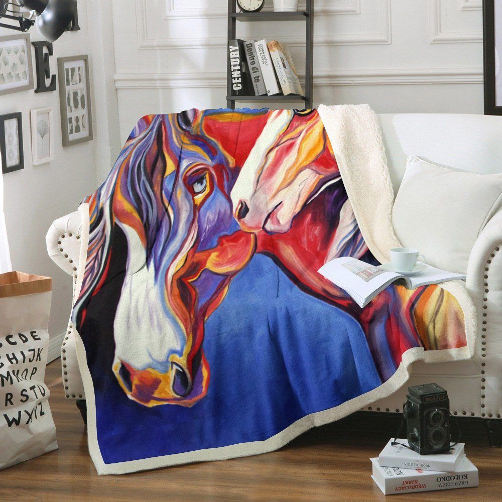 Horse Sherpa Fleece