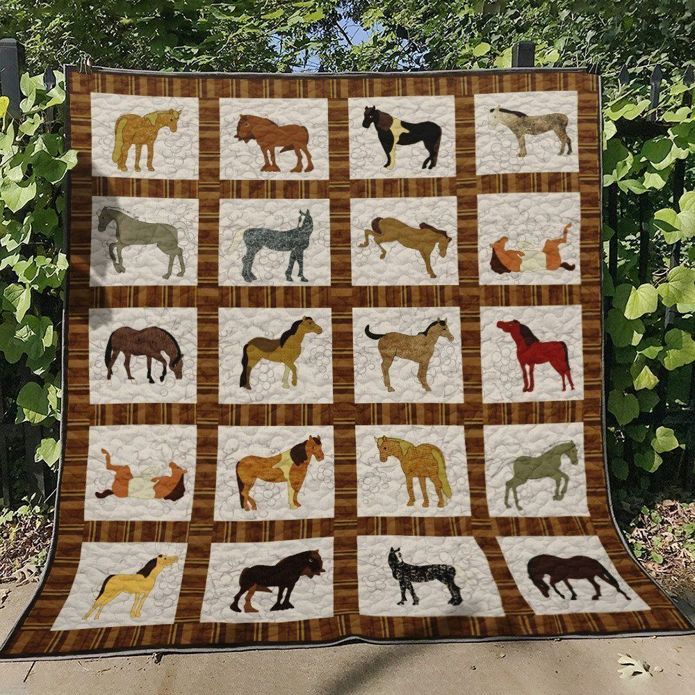 Horse BL250709B Quilt Blanket