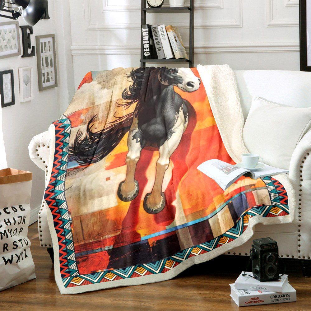 Horse Sherpa Fleece