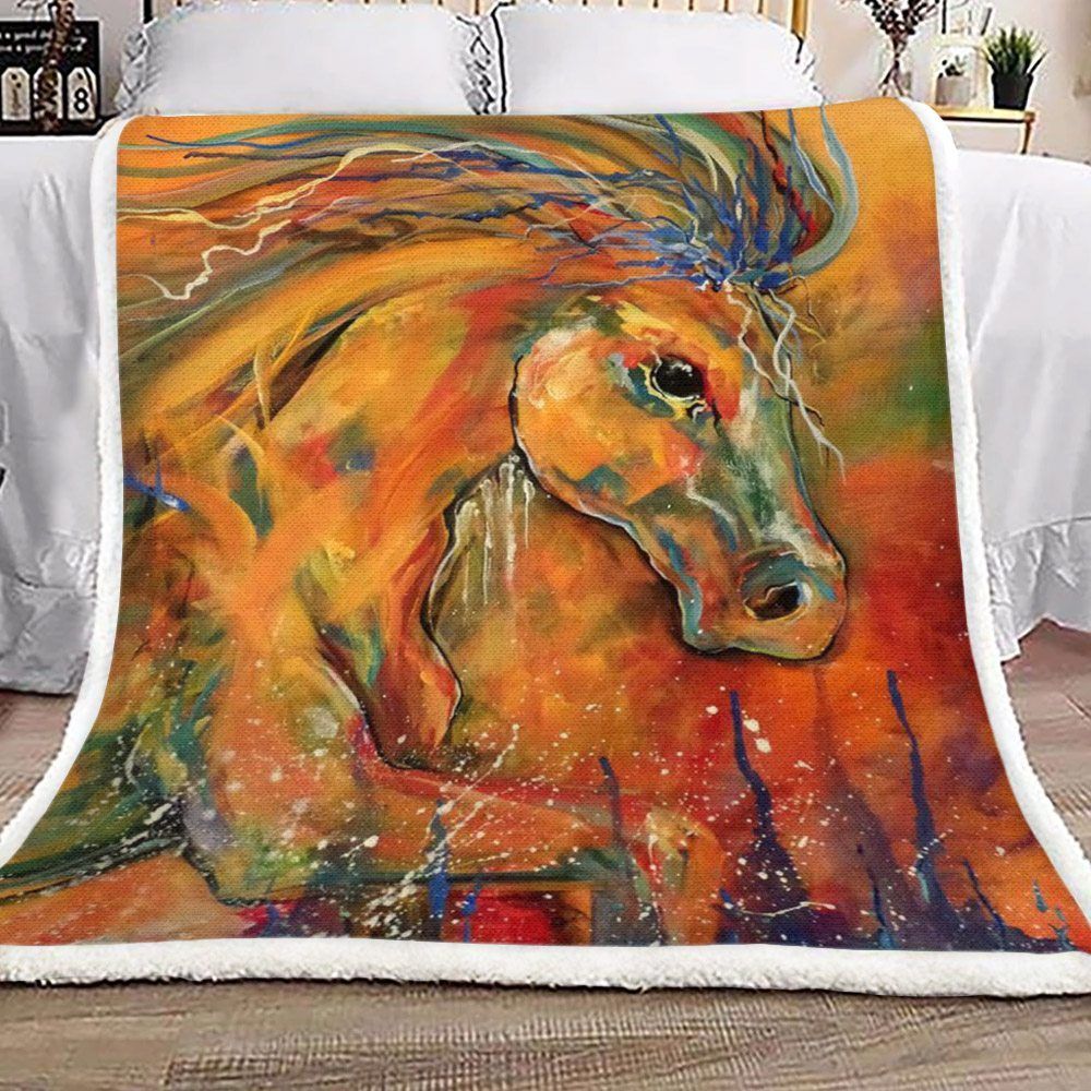 Horse Sherpa Fleece