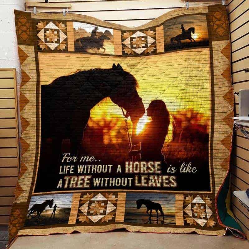 Horse CLA1610159Q Quilt Blanket
