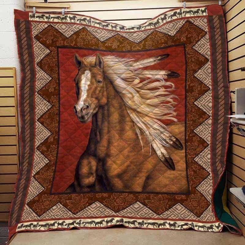 Horse CLA1610211Q Quilt Blanket