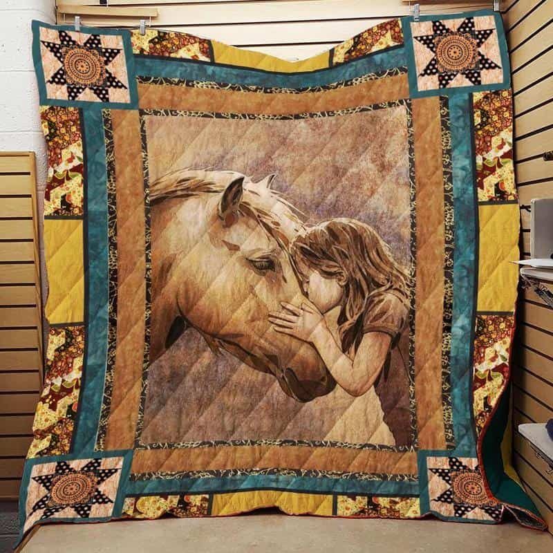 Horse CLA1610249Q Quilt Blanket