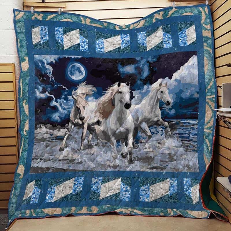 Horse CLA1610269Q Quilt Blanket
